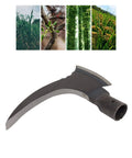Double Sickle Garden Tool For Weeding And Pruning, High Manganese Steel Blade, Manual Weed Cutter with Heavy Duty Cutter Head