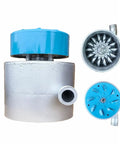 Front view of 3000W Water Turbine Hydro Power System with Voltage Regulator for Off Grid and Backup Power 110 to 230 Volt Output