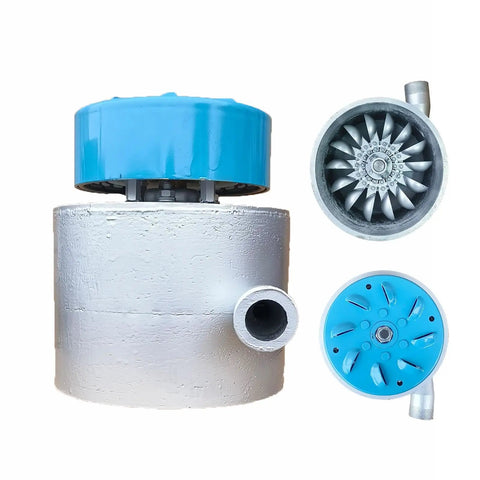 Front view of 3000W Water Turbine Hydro Power System with Voltage Regulator for Off Grid and Backup Power 110 to 230 Volt Output