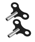 Two Pack 4.5mm Clock Winding Keys For Antique Wall Clocks And Alarm Clocks, Durable Steel Winder Set With 0.177 Inch Hole