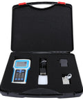 Handheld 240V Soil Tester NPK Nitrogen Phosphorus Potassium Detector in black carrying case with accessories