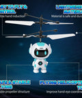 Hand Operated Flying Ball Drone With Led Lights Indoor Rechargeable Mini Helicopter Toy That Sparks Kids Imagination with robot design