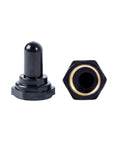 EDPM Rubber Toggle Switch Covers Black Pack Of 2 For Moisture Proof Dust Proof And Dirt Resistant Protection On Most Toggle Switches