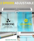 Sixty Inch High Velocity Air Curtain For Doors That Chases Pesky Flies With Straight Up Powerful 1530 Cfm Flow And No Fuss Wall Mount Setup Featuring A Reliable Magnetic Switch To Keep Bugs Out Of Restaurants And Homes Quick with adjustable speeds.