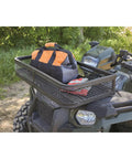 ATV Front Cargo Basket Luggage Carrier Rack Heavy Duty Steel 36 Inches By 17 Inches By 5.25 Inches With Side Rails on ATV