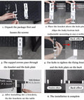 Step-by-step guide for Set Of 2 Desk Clamps For Pegboard Mounting Metal Brackets Dope Office And Gaming Desktop Organization installation