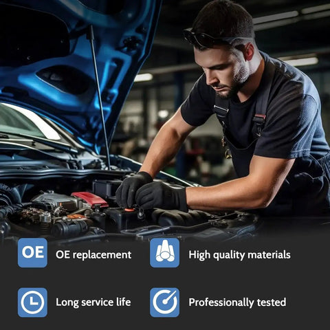 Mechanic installing ABS Pump Brake Booster Hydraulic Motor for 2000 to 2019 Pajero Montero Replacement Accumulator Unit