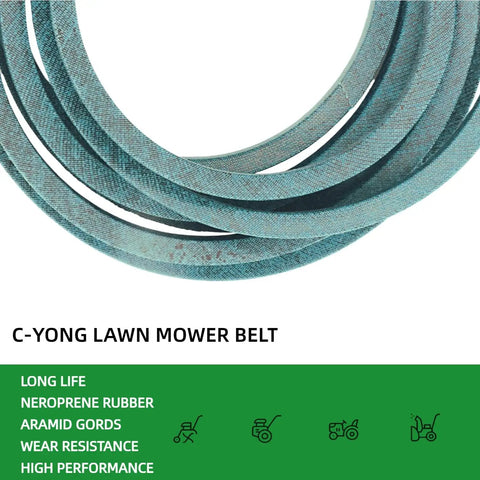 Aramid Drive Belt For Mower Five-Eighths Inch By Ninety-Seven Inch Heavy-Duty Replacement M151276 Compatible With X500 X520 X530 X534 X540 X590