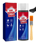 Quick Dry Liquid Waterproof Roof Leak Repair Sealant Featuring Built In Precision Brush For Zero Fuss Single Hand Application With Rapid Cure Formula That Stops Active Leaks Cold in packaging with brush.