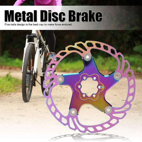 Rock Solid Metal Disc Brake Pads For Mountain Bikes With Five Nail Design Delivering Beast Mode Stopping Power Fits Hydraulic Mechanical Brakes 203mm Lightweight Killer Trail Replacement on a bike trail.