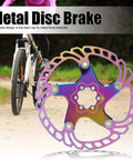 203mm Mountain Bike Brake Pads With Five Nail Design For Sick Stopping Power And Dependable Grip On Hydraulic Or Mechanical Rotors Shred Ready Anti Scratch Lightweight Upgrade Multi Color with dual metal bodies on bike trail.