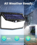 Solar Outdoor Motion Sensor Lights 310 LED With 3 Modes IP65 Waterproof 270 Degree Wide Angle for all weather conditions