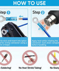 How to use 250 Piece Heat Shrink Wire Connector Kit With Waterproof Automotive Marine Terminals for wiring connections.