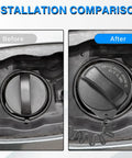 Installation comparison of Volvo Gas Cap Replacement 31392044 Easy Install Direct Swap for S60 S80 XC60 XC70 2004-2018