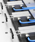 Dual Rod Double Acting Pneumatic Air Cylinder with 32mm Bore and 75mm Stroke, beefy aluminum alloy body