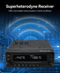 Dual Band Ham Radio Cross Band Repeater And Mobile Transceiver Two In One Superheterodyne Receiver front panel display.