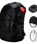 Universal Level 2 J1772 EV Charger Cover Tough As Nails Heavy Duty Outlet Guard, black exterior with dual buckle straps.