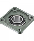 Flange Block Bearing UCF210 50mm Bore Cast Iron Housing With Set Screw Lock Chrome Steel Insert Low Noise Operation