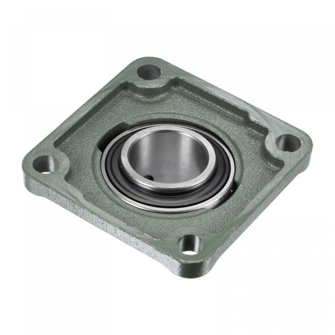 Flange Block Bearing UCF210 50mm Bore Cast Iron Housing With Set Screw Lock Chrome Steel Insert Low Noise Operation
