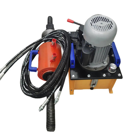 100 Ton Excavator Sleeve Pressing Machine With Electric Pump 220V 1.5KW Hydraulic Crawler Pin Press for Tracks and Shaft Sleeve Repair