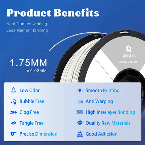 Top Grade White Abs Filament Crushes High Speed 3D Prints Smooth As Butter With A Full One Kilogram Spool Delivering Legit Strength And Serious Detail For Dope Projects