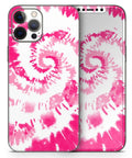 iPhone 11 Full Body Skin Decal Wrap Kit Spiral Tie Dye V6 With Bubble-Free Install and Air Release Adhesive, rear view
