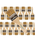 Straight Up Great 2 Inch Disposable Chip Paint Brushes 24 Pack With Tough China Bristles And Solid Wood Handles for painting