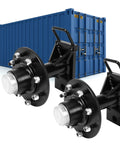 Industrial Grade Shipping Container Wheels Featuring An 8x6.5 Lug Pattern With Super Badass 8000 Lbs Capacity Expertly Crafted From Premium Steel for heavy duty use.