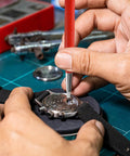 Person using Drilling Cleaning Pen With Fiberglass Brush And Precision Abrasive Stick For Clock Gear Jewelry And Watch Repair Dust Removal Tool