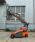 Professional Electric Vacuum Glass Lifter Heavy Duty Window Handler With Powerful Suction Cups Smoothly hoisting a glass panel.