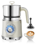 All In One Milk Frother And Steamer With 27oz Capacity Temperature Control Hot Or Cold Foam Customizable Texture shown