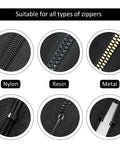 Zipper Repair Kit With Install Plier For Coats Jackets Tents Backpacks Sleeping Bags And Luggage Sizes 3 5 8 Zippers
