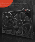 Straight Shot Drop Dead Easy Swap Engine Radiator Cooling Fan Assembly For Audi A3 TT Volkswagen Beetle CC EOS Golf 2006 To 2019 tight OEM grip with dual fans.