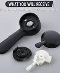 Lever Handle Assembly For Delta 17 Series Dual Function Shower Valve With RP46463 Cartridge Kit Including Temperature Control Knob