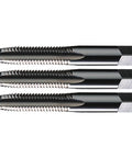 Built Tough HSS Tapping Set With Straight Flutes For Through And Blind Holes Right Hand Cut 6 32 Includes Three Chamfer Styles