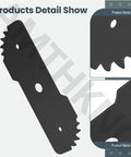 Seven And A Half Inch Edge Hog Heavy-Duty Edger Replacement Blade For 2-In-1 String Trimmer Edger Fits LE750 LE710 LE760 LE760FF