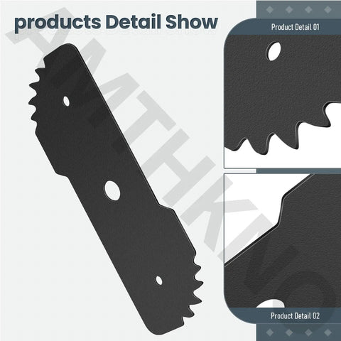 Seven And A Half Inch Edge Hog Heavy-Duty Edger Replacement Blade For 2-In-1 String Trimmer Edger Fits LE750 LE710 LE760 LE760FF