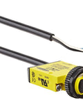 Compact DC Photoelectric Sensor Mini Beam With Retroreflective Mode Cable Termination 5 Meter Sensing Range 2 Meter Cable Length