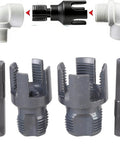 Heavy Duty Pipe Threading Tool Set For 1/2 And 3/4 Inch Pipes Integrated Internal External Thread Cutter, carbon steel fittings.