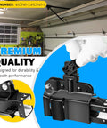 Heavy Duty Square Rail Trolley Assembly for hassle-free garage door opener replacement, showcasing premium quality design.