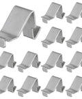 Heavy Duty Metal Shelf Clips With Super Sturdy Adjustable Mounts For Closets And Bookshelves, set of 12 durable steel clips.