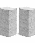 Stacked Premium Cotton Shop Towels 250 Count Box 14x14 Lint Free Cleaning Rags, suitable for auto shop and industrial use.