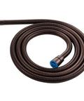 Oil Rubbed Bronze 79 Inch Stainless Steel Handheld Shower Hose Replacement With G One Half Thread coiled view