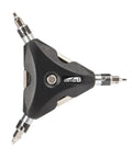 13 In 1 Y Wrench Bicycle Multi Tool with interchangeable bits and ergonomic non-slip handle, top view close-up.