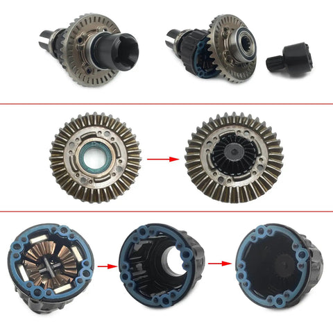 Heavy Duty Steel Bevel Gear Differential Set For Traxxas One Sixth 4WD XRT And One Fifth XMAXX 6S 8S RC Cars Beefed Up Upgrade