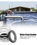 Rock Solid Mechanical Seal Kit For Water Pump Replacement Parts shown near an industrial water pump system outdoors