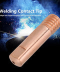 20 Pack MIG Welding Tips For 0.030 To 0.040 Inch Torches 0.8 To 1.0mm 15AK Compatible Consumables Pro Grade Red Copper Tips Easy Swap For MIG MAG ARC Welding Accessories