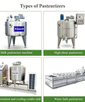 Image of Badass Stainless Steel Milk Pasteurizer 500 Liters Industrial Dairy Processing Tank With Smooth Automated Controls Yogurt Production System.