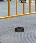 Carbon Steel Fence Pad For Warehouse Protection With Tool Free Install, Heavy Duty Fence Pad To Guard Equipment In Industrial And Storage Settings, Rugged, Easy To Fit, Lightweight Yet Durable, Versatile Fence Padding Solution, black carbon steel floor guard in warehouse