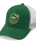 Green Women's Trucker Hats Bundle For Everyday Style And Dope Cap Game in green with 'No Crying on the Yacht' patch